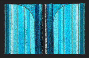 Quiddity diptych (Turquoise) 2018)