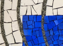 Clos de Bleu (iii). 2024. (40 x 40 cm)