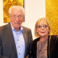 Albert Bandeaux, ex-mayor of Couches, with Nadia Sanlaville, secrétaire générale, of the Marie of Couches (Photos Tony Stamp)