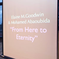 The Exhibition and title work. The Street Gallery, Institute of Arab & Islamic Studies, University of Exeter.
