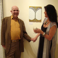 
Nigel Toft and EMG. Lawrence-Arnott Gallery, Marrakech, Private View
