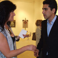 
EMG and Larbi Safaa (Marrakech). Lawrence-Arnott Gallery, Marrakech, Private View
