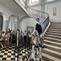 The Bishop's Palace, Autun, Exhibition opening