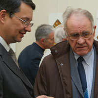 
Dominique de Courcel and Marius Collot. Gallery of the Musée d'Emaux et de Mosaïque, Briare, France
